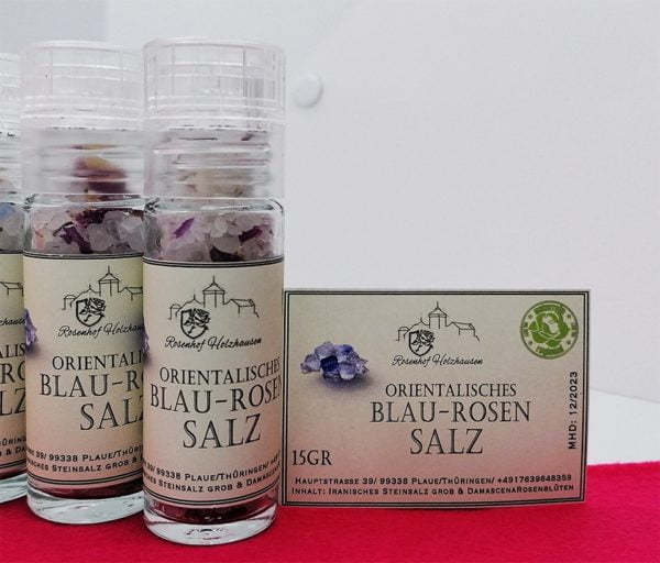Orientalisches Blau-Rosen Salz