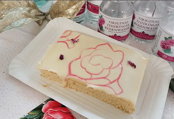 Rezept Blondies mit Rose 24 Stück