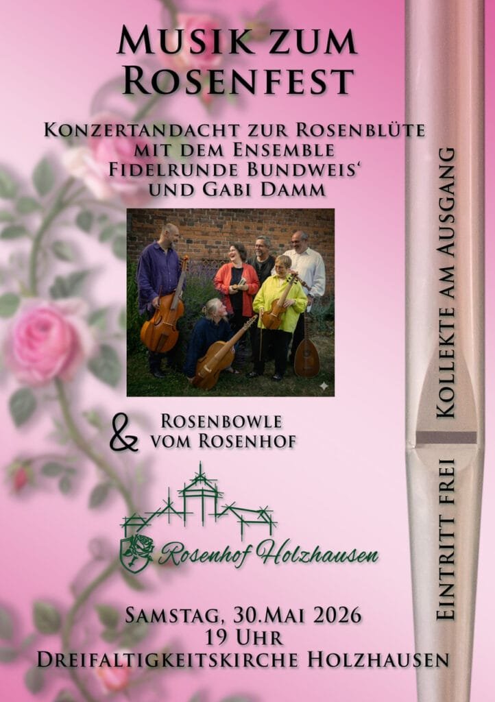 Rosensaison 2026 - Musik 30.5.26